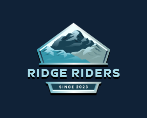 Mountain Glacier Alpine logo design