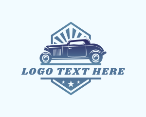 Retro Car Vehicle logo