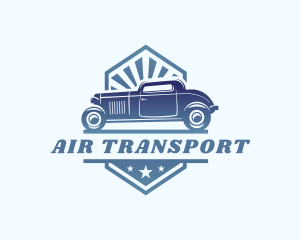 Retro Car Vehicle logo design