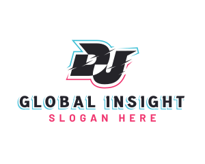 DJ Music Record Logo