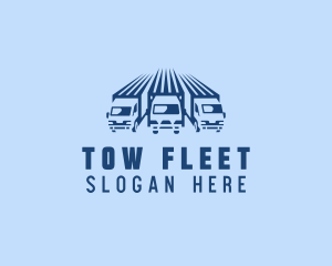 Cargo Truck Shipping logo design