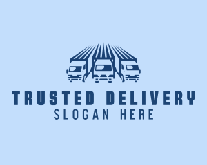 Cargo Truck Shipping logo design