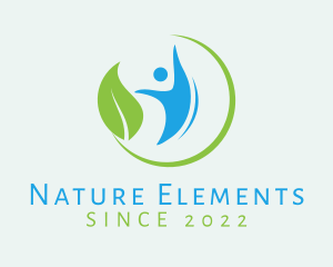 Eco Nature Person  logo design