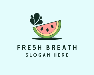 Fruit Food Watermelon logo design