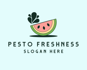 Fruit Food Watermelon logo design