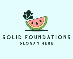 Fruit Food Watermelon logo