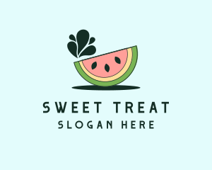 Fruit Food Watermelon logo design