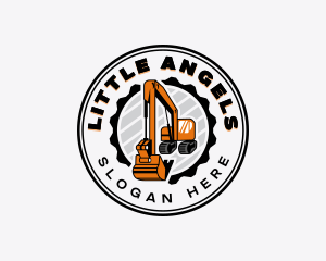 Excavator Heavy Equipment logo