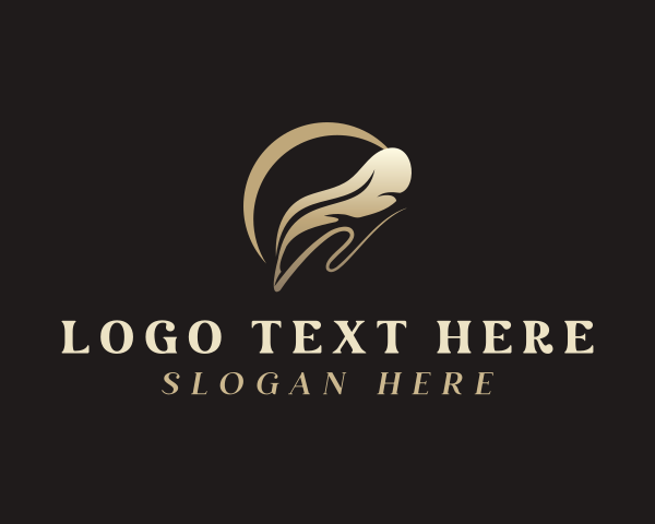 Writing logo example 1