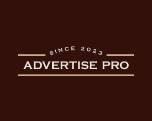 Generic Advertising Business logo