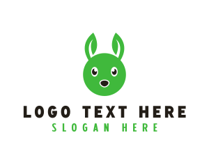 Leaf - Rabbit Bunny Leaf logo design