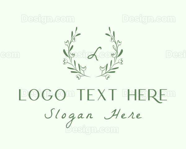 Floral Vine Decoration Logo