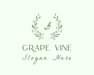 Floral Vine Decoration logo design