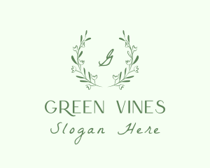 Floral Vine Decoration logo design