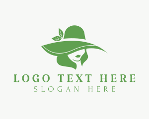 Leaf Hat Woman logo