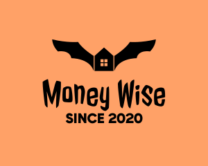 Bat Halloween House  logo
