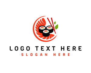 Sushi Sashimi Food logo