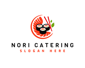 Sushi Sashimi Food logo design