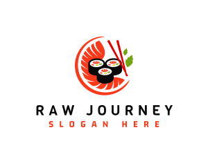 Sushi Sashimi Food logo