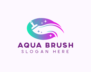 Paint Brush Painting logo design