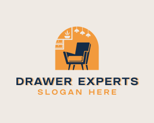 Furniture Chair Decor logo design