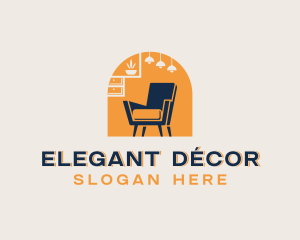 Furniture Chair Decor logo design