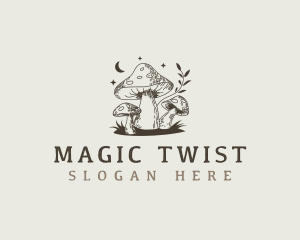 Magic Mushroom Stars logo design