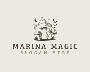 Magic Mushroom Stars logo design