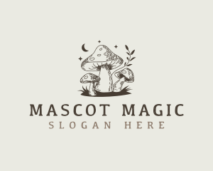 Magic Mushroom Stars logo design