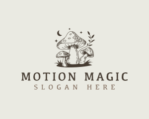 Magic Mushroom Stars logo design