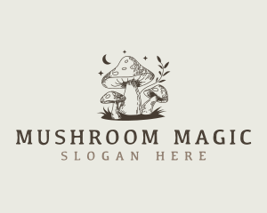Magic Mushroom Stars logo design