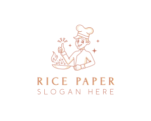 Cooking Chef Restaurant logo design