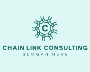 Abstract Chain Network logo design