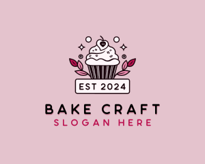 Cupcake Pastry Bakery logo design