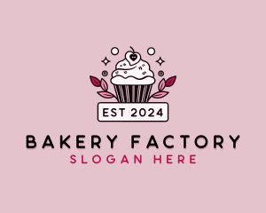 Cupcake Pastry Bakery logo design