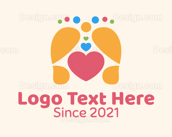 Foot Massage Heart Logo