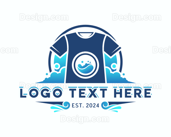 Washing Laundry Tshirt Logo