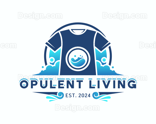 Washing Laundry Tshirt Logo