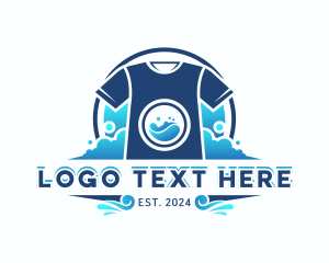 Washing Laundry Tshirt logo