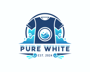 Washing Laundry Tshirt logo