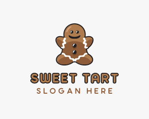 Gingerbread Cookie Dessert logo design