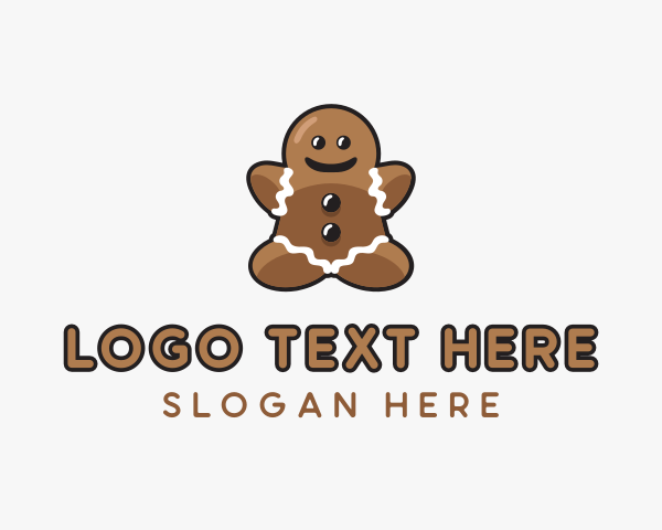 Gingerbread logo example 4