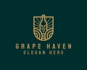 Vineyard Winery Badge  logo