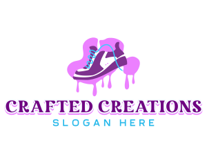 Fashion Shoes Graffiti logo