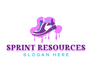 Fashion Shoes Graffiti logo