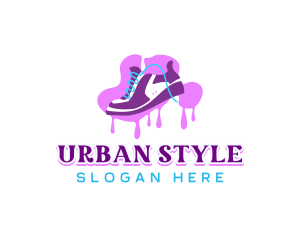 Fashion Shoes Graffiti logo