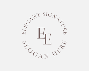 Elegant Aesthetic Lifestyle  logo design