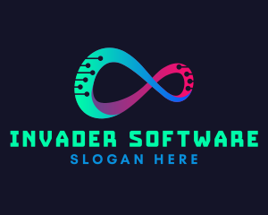 Tech Software Infinity logo design