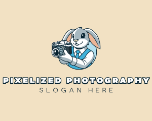 Camera Bunny Photographer logo design