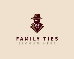 Gentleman Detective Agent logo design